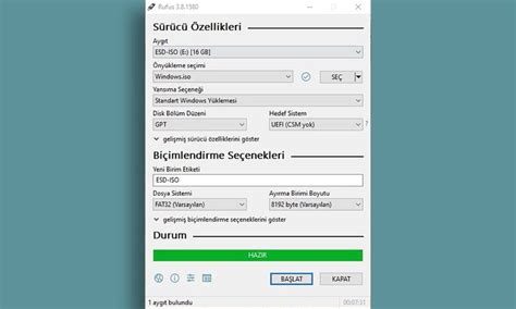 rofus|rufus ile windows 10.
